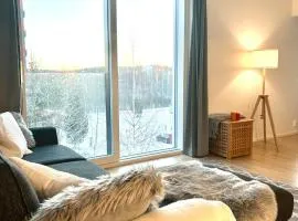 Moderni viihtyisä kaksio Jyväskylässä ilmaisella pysäköintipaikalla