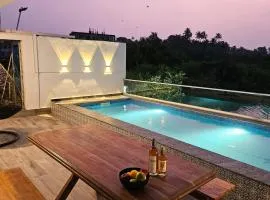 3BHK Lakehouse w Pvt Pool - The BluJam Villa