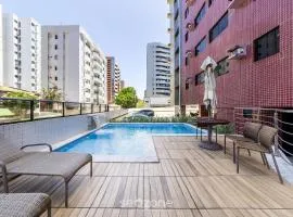 Apartamento c/ Piscina 500m da Praia SOH1102