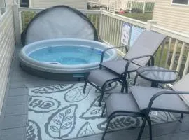 Lancaster Crescent Hot Tub Hideaway