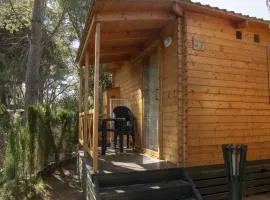 Wooden chalet with parking