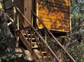 Cabaña del árbol Lavagarural, hotell i Villanueva del Rosario
