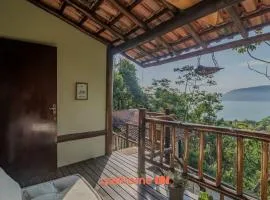 Chalé em Ilhabela, Vista deslumbrante para o mar