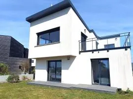 Maison neuve Vue Mer 4 étoiles avec SAUNA à 150m de la plage à PLEUMEUR-BODOU - Ref 242