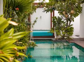 Okan Chalet, hotel con pileta en Barka