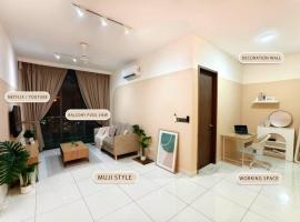 GreenHaven High Level 1BR 6pax, PetFriendly I Unblock Pool View, Netflix & Coway I Permas CIQ, accessible hotel in Johor Bahru