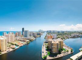 Lovely Studio with Amazing View gym and amenities, hotel v destinaci Hallandale Beach