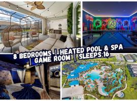 Water Park, Game Room, Magical Design, Great Location, Hotel in Davenport