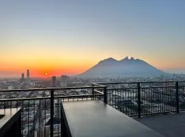 Departamento Centro de monterrey Familiar con Alberca y Gym