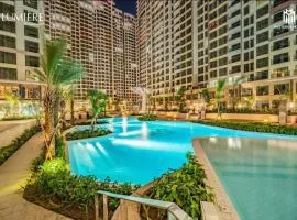 Suzon-Luxurious Apartment at Lumiere Boulevard VGP、Gò Côngのリゾート