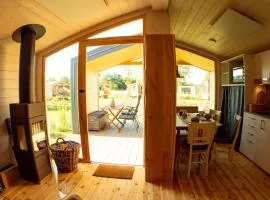 408-Kleinis Tiny House mit Kamin bis 4 Pers
