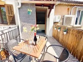 Bel appartement T3 - Terrasse- proche Nice - Monaco