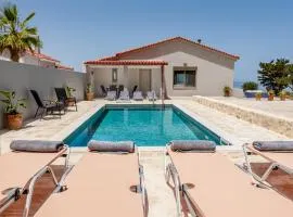 Villa Chrisa Seaview in Piskopiano - Private Pool