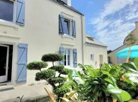 Audierne, Finistère, Maison Vue Mer