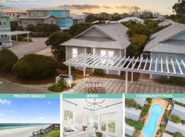 Camp Creek Cottage by Stay on 30A- Pool, Bikes, Private Beach Access, Hotel in Seacrest