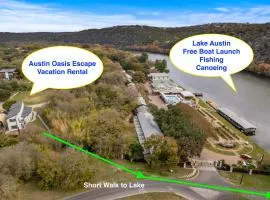 Austin Oasis Escape Walk to Lake and Near Boat Launch