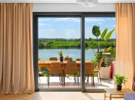 Chojno 31i- dom wypoczynkowy przy jeziorze z jacuzzi