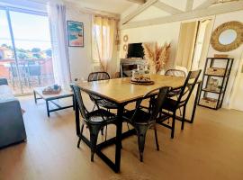 42 m2 d'élégance avec terrasse, parking, belle vue, viešbutis mieste Koljūras