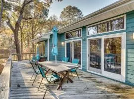 1/2 Mi to Beach Access: Southern Shores Gem + Deck