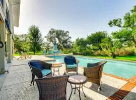 Pool, Fire Pit and Tennis Court Gem in Bay St Louis