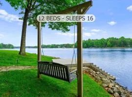 Grand Bay w/Hot Tub, 440' Shoreline & Optional Boat Rental
