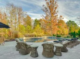 15 Mi to UNC Elegant Retreat with Patio and Pavilion!