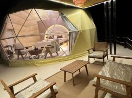 Sunset domes private camp
