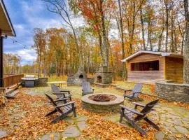 Private Hot Tub on 10 Acres Cozy Catskill Getaway