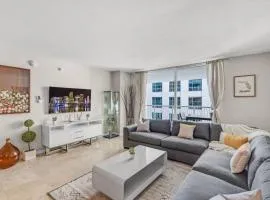 Waterfront and City Lights 1-BR With Free Parking