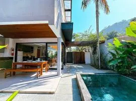 Casa Rubi C/ jacuzzi E Quiosque privativo na praia