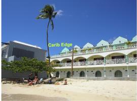 Carib Edge AC beach penthouse, near amenities, khách sạn ở Saint Peter