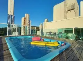 QE01- Studio| Jacuzzi Aquecida| Piscina| Churrasq.