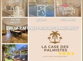 La Case des Palmistes 4 Etoiles, piscine jacuzzi, billard, et vue océan