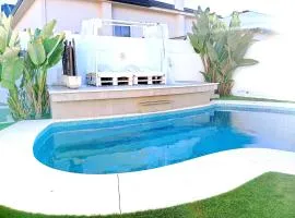 Chalet con jardin privado y calefaccion- ideal para todo el año