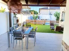 Chalet con jardin privado y calefaccion- ideal para todo el año