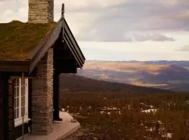 Spacious cabin with panoramic view, bbq, Wifi & fireplace