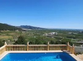 Holiday Villa with breathtaking sea- and panoramic views and private pool