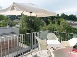 Design-Apartment im historischen Flößerhaus