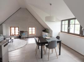 Design-Apartment im historischen Flößerhaus โรงแรมในชไตอาร์