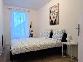 Le Vauban - appartement 2 chambres, salon, cuisine équipée, parking et wifi gratuit