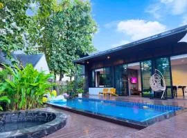 BrickBoxPoolvilla2 พักได้8คน 2ห้องนอน สระว่ายน้ำส่วนตัว