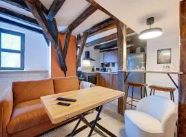 Appartement avec 2 chambres, bureau et wifi fibre