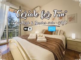 Ceriale for Fun - AquaPark & Beaches 5min - AC, hotel in Ceriale