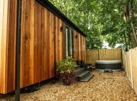 Newydd Lodge with private hot tub