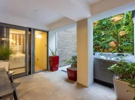 Extravagantes Apartment mit Whirlpool, Lounge-Bereich, Grill, Waschmaschine