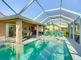 Canal-Front Retreat with Boat Dock in Cape Coral!