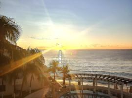SUNSET FISHERMEN BEACH & SPA RESORT-Optional All Inclusive- 3 UNITS CHOICE-ROOM - 344A Ocean view with terrace- ROOM 344B No terrace, View from window to park - STUDIO 344C Ocean View Studio for 2- Playacar, Phase 1, Hotel in Playa del Carmen