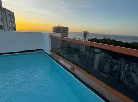 Flat Mobiliado na Barra