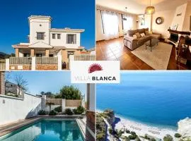 Villa Blanca - piscina de sal, playa 15mn, sierra