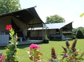 Safaritent met privé sanitair